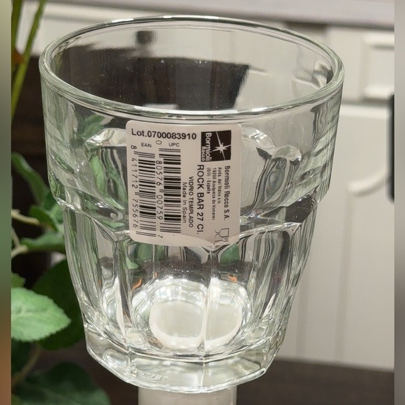 NWT Bormioli Rocco Rock Bar stackable glasses, 9.25 oz. Rocks Glasses, set of 6. - Picture 3 of 11